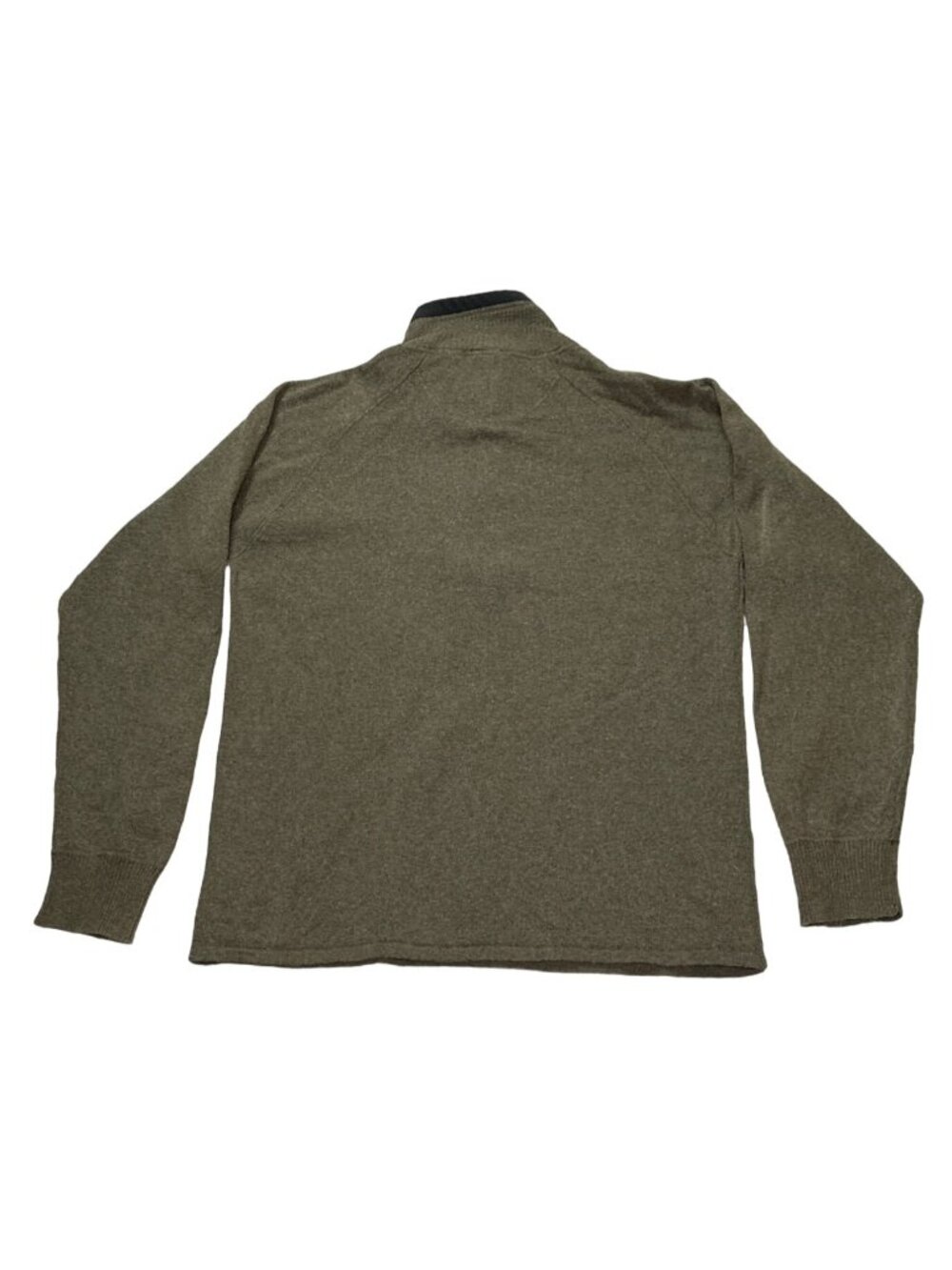 The North Face Mens M Wool Blend Pullover Sweater Quarter Snap Gray Outdoor - Picture 5 of 9